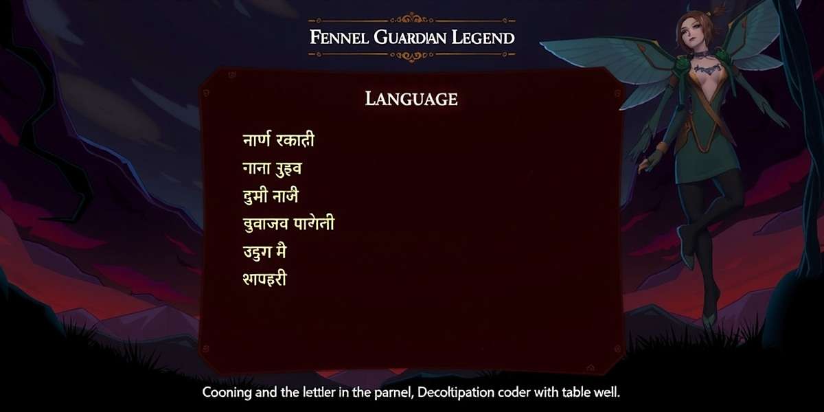 Fennel Guardian Legend - Language Options Fennel Guardian Legend language selection screen showing various Indian language options