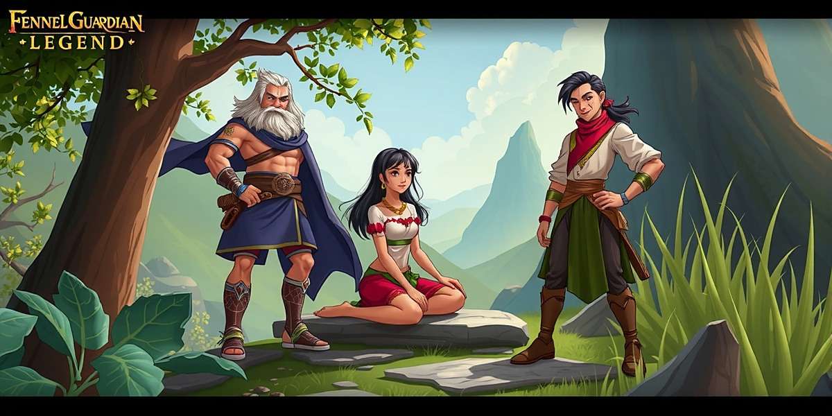 Fennel Guardian Legend - Main Characters Fennel Guardian Legend main characters including Maya, the Fennel Guardian, and her allies from different regions of India